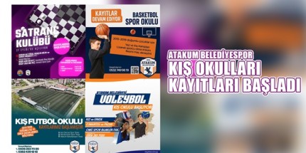 Atakum Belediyesi Kış Spor Okulları Yeni Üyelerini Bekliyor